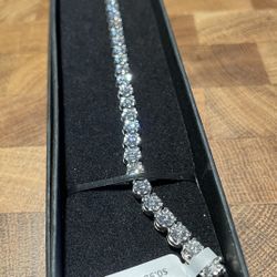 HPHT Lab Diamond 5 CWT Tennis Bracelet In .925 Silver