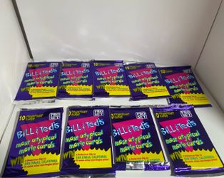vintage 1991 Pro Set Bill & Ted's Most Atypical Movie Cards foil trading card packs