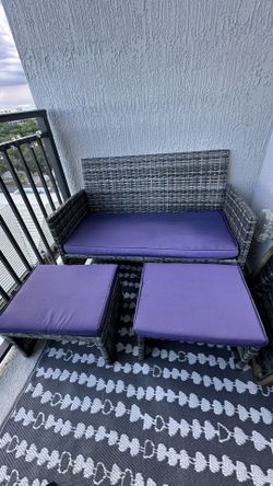 Casual Patio Furniture Set,3 Pieces