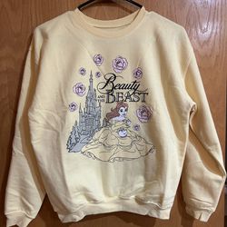 Disney Princess Beauty and the Beast Sweatshirt Girls Size 11/12