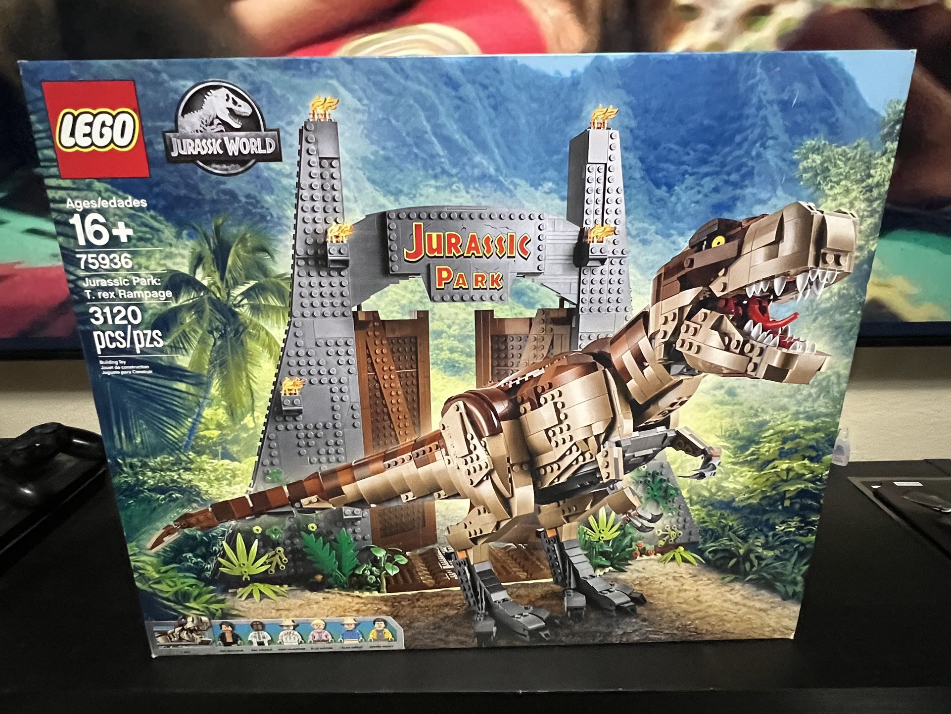 Lego Jurassic Park World T Rex Rampage 