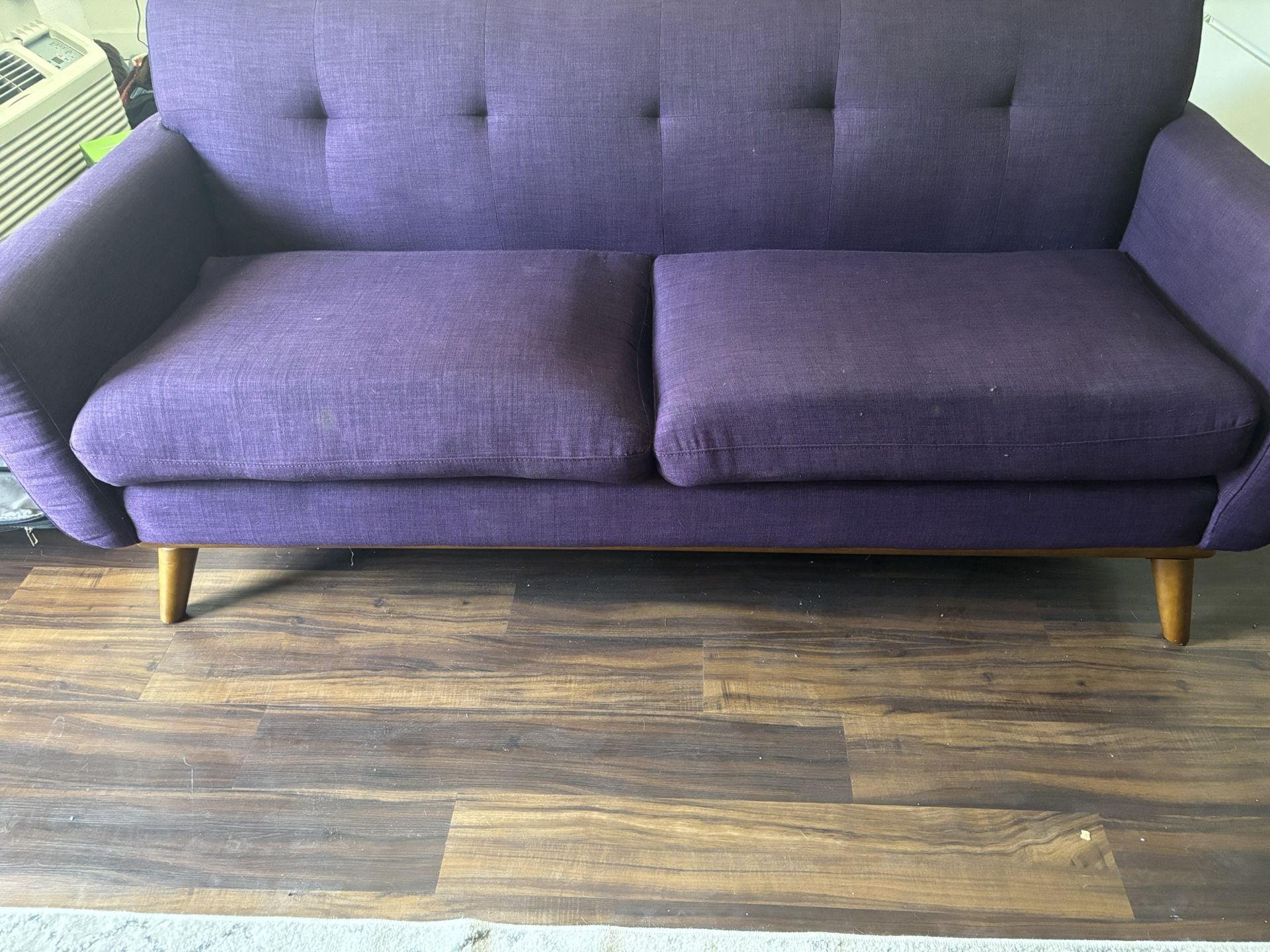 Purple Mid-century modern Couch