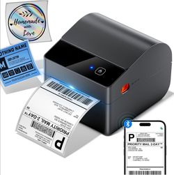 🔥new inbox🔥Bluetooth Shipping Label Printer 4x6, 2026 Upgraded Thermal Label Printer with Built-in Paper Bin