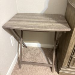 Foldable Grey Table
