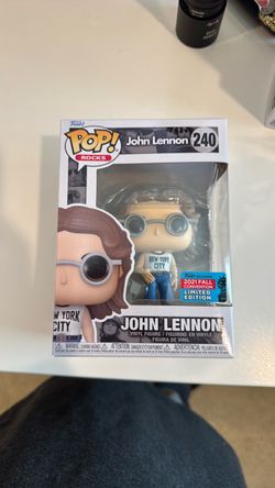 Funko Pop Rocks John Lennon #(contact info removed) Fall Convention