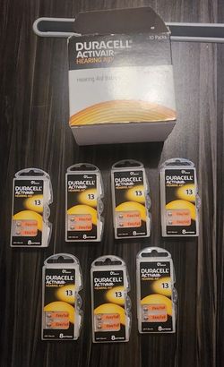 Duracell Activair Hearing Aid Batteries