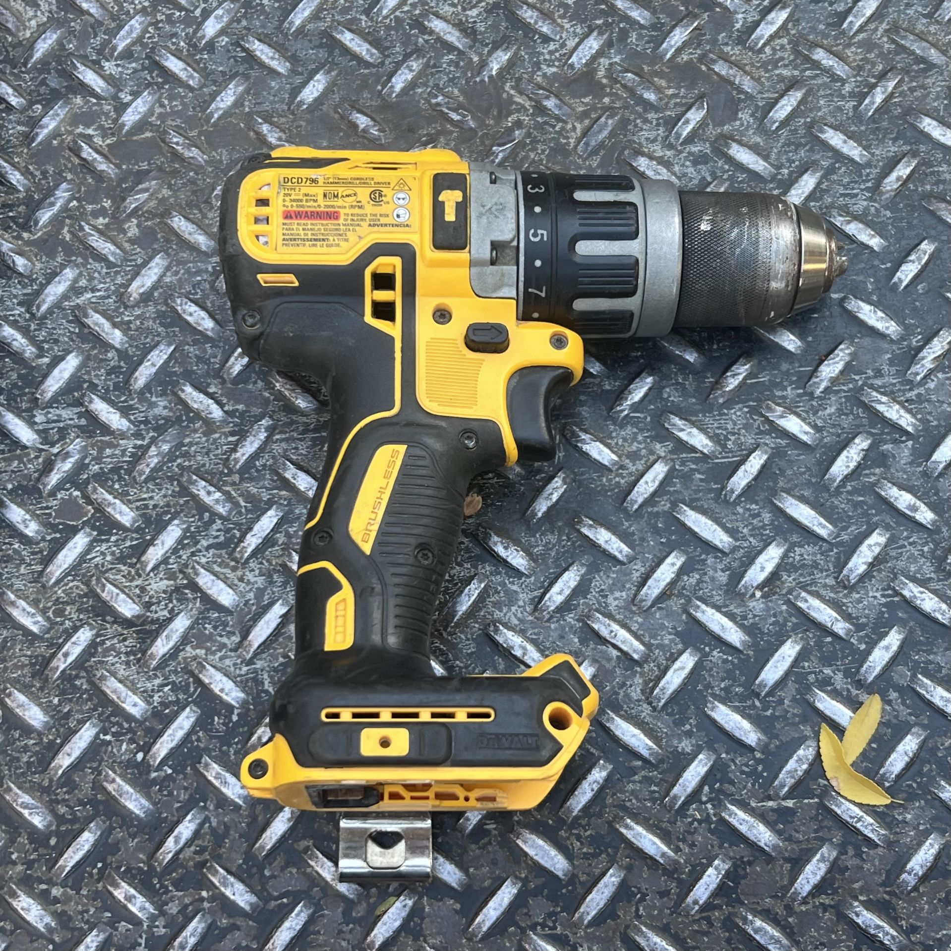 Dewalt DCD796 Cordless 1/2” Hammer Drill Brushless