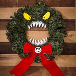 The Nightmare Before Christmas Scary Wreath