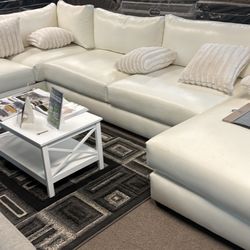 ✅ CUSTOM LARGE SECTIONALS $1799 ✅  WHITE, TAN, BEIGE, GRAY, BLACK, BLUE, RED, BROWN, LIGHT GRAY, SAND, CHARCOAL 