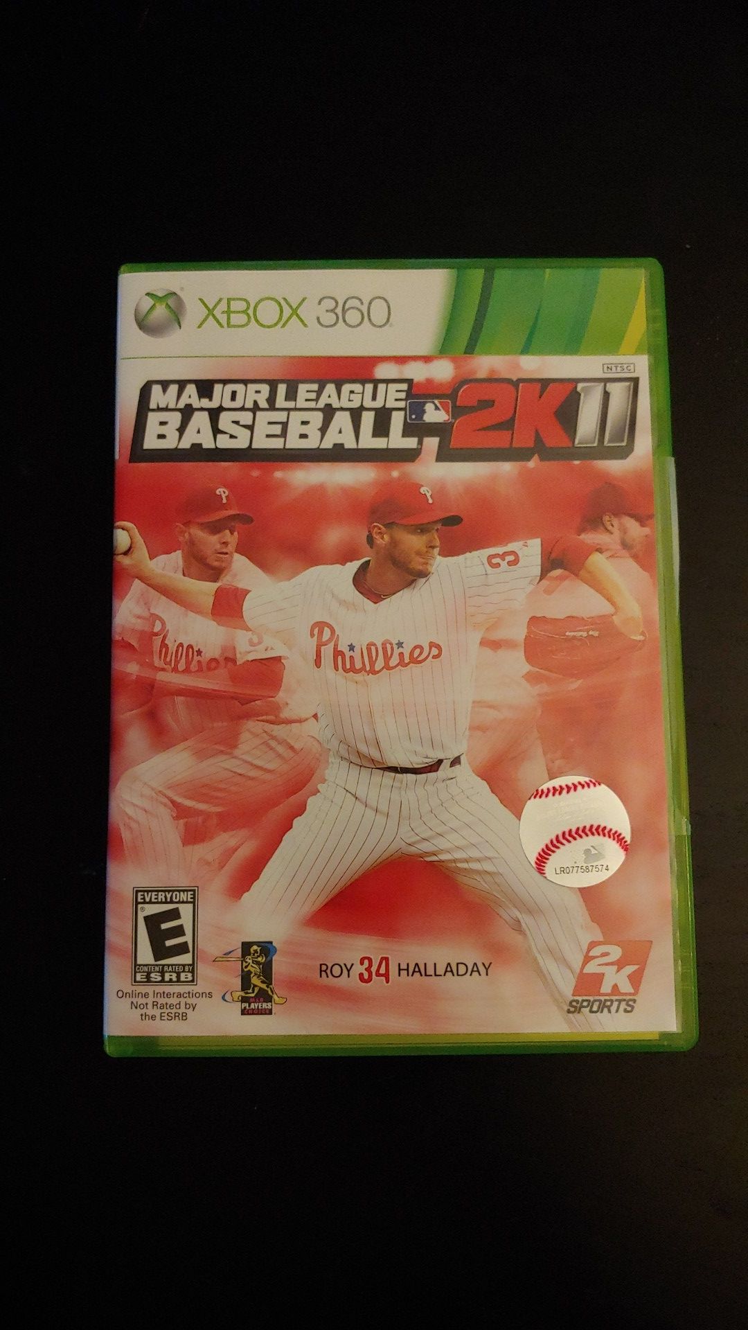 XBOX 360 Major League Baseball 2K11 Game Complete Working