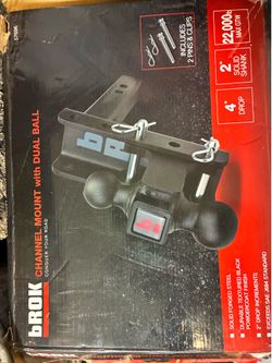 Trailer Hitch Channel mount duel ball