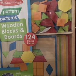 Melissa And Doug Wooden Blocks And Boards!!! 