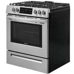 30-in 5 Burners 5-cu ft Self-cleaning Freestanding Natural Gas Range (Stainless Steel)