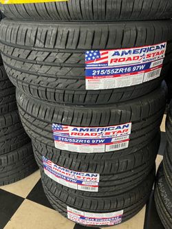 📲✔️215/55/16 Vendo set de Llantas Nuevas América