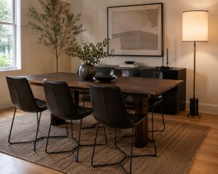 3 West Elm Charcoal Slope Chairs