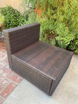Wicker patio chair