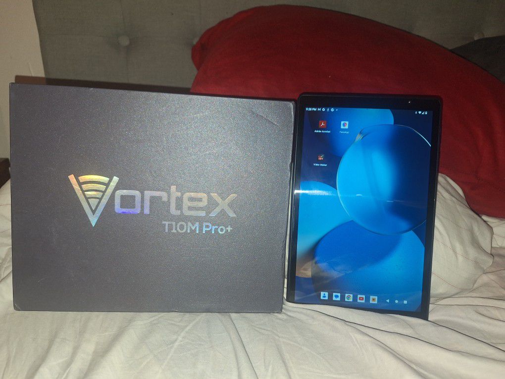 Vortex T10M Pro+ Tablet w/ 256gb memCard