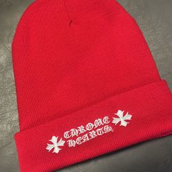 Chrome heart beanie 