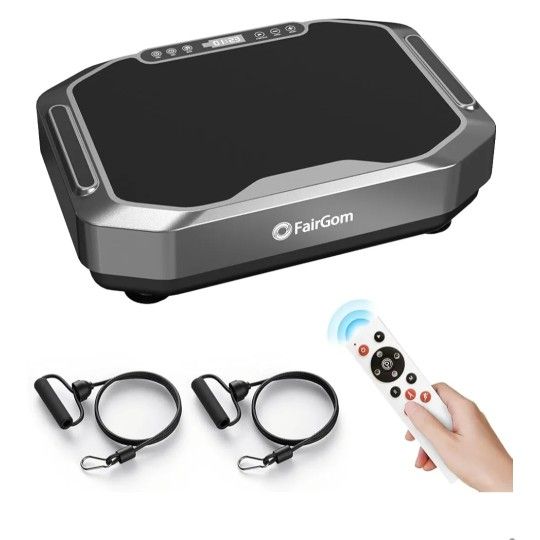 Vibration Plate Exercise Machine with LED Display, Fitness Vibrating Lymphatic Drainage Full Body Workout Shaker for Weight Loss, Vibrate Fitness Plat