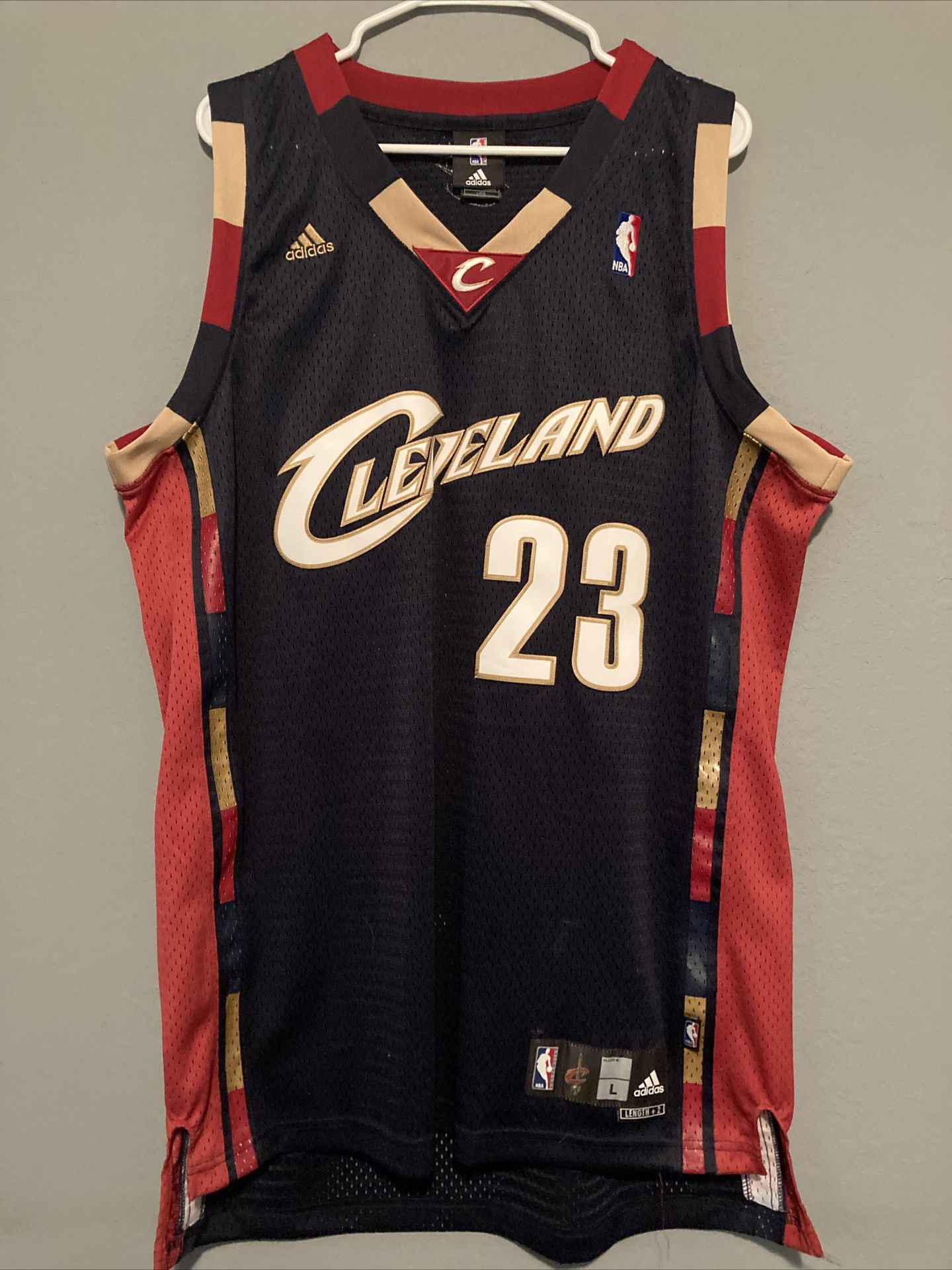 adidas, Shirts, Lebron James Cleveland Cavs Cavaliers Adidas Jersey Nba  Authentic L 2 Alternate