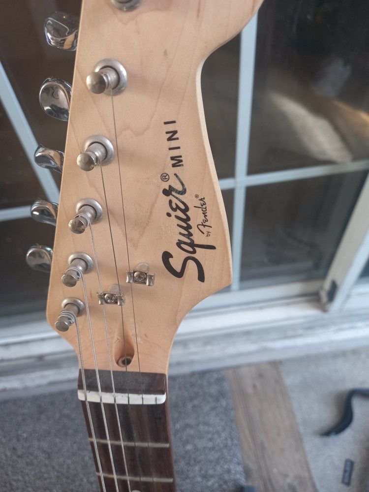 Mini Squier By Fender $80/ Electric Fender Guitar $320