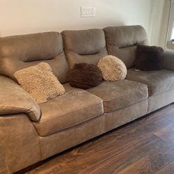 Beige Maderla  2peice sofa 
