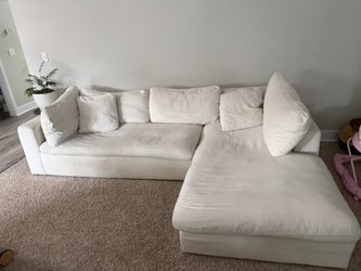 White sofa