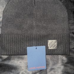 Black Louis Vuitton Beanie