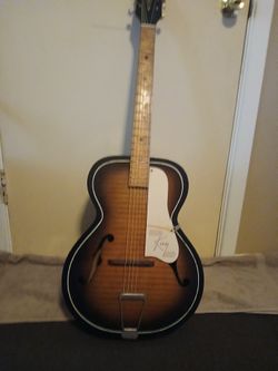 1950's Kay Archtop Sunburst Acoustic Guitar  🎸$300