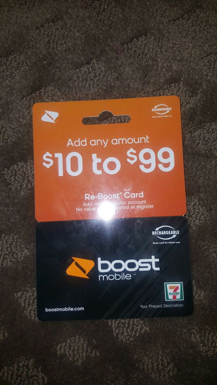 55$ active bOOST MOBILE RELOAD CARD ACTIVE