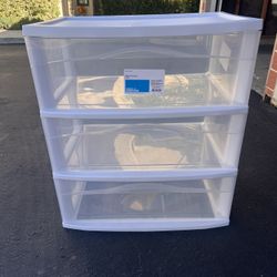 Plastic Drawers (x3)