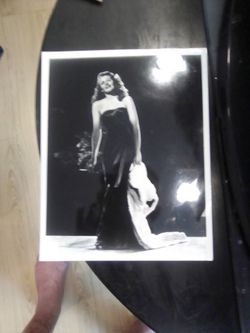 Vintage Black and White Glamour Photo Print