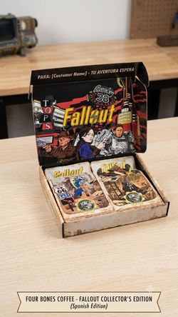 Four Bones Coffee Fallout Collector's Edition Spanish