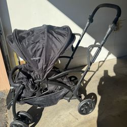 Black Double Stroller