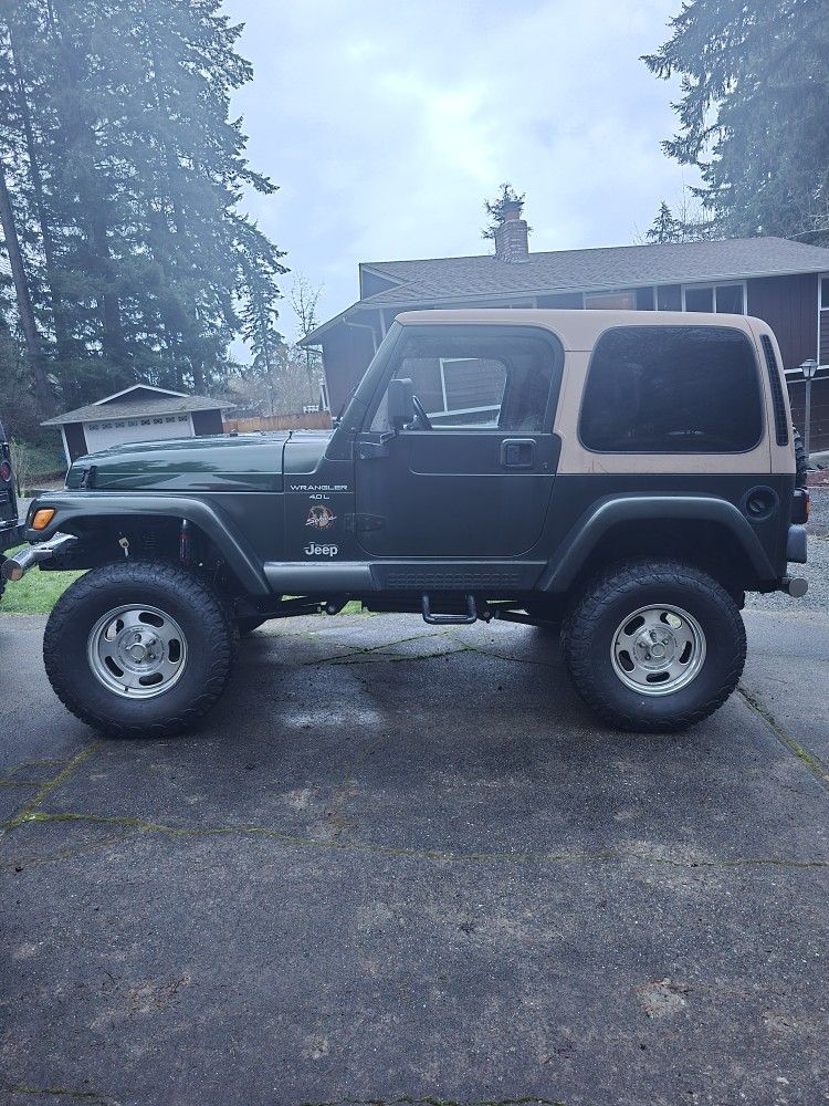 1998 Jeep Wrangler TJ hardtop Long Arm Lift Kit RHD