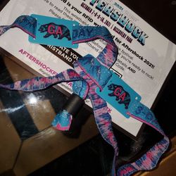 Four  2021 Aftershock Wristbands 