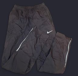 “West LA” college Black Nike track pants 