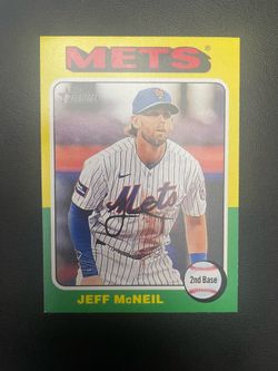 2024 Topps Heritage Jeff McNeil New York Mets Baseball Card #295