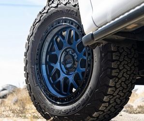 Kmc 549 Midnight Blue with Black Lip Available in 17” 5, 6 and 8 Lug