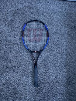 Wilson tennis racket, model name, energy titanium, soft shock
