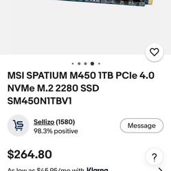 Spatium M450 1TB Ssd