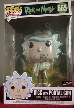 Funko Pop Rick with Portal Gun #665 10-Inch Jumbo