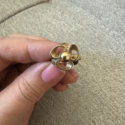 Mid-20th Century Yellow Gold Clover-shaped Ring