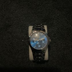 George diamond watch Silver and blue