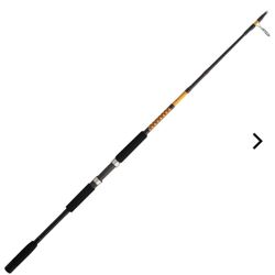 Ugly Stik Bigwater Spinning Fishing Rod,Black/Red/Yellow,11' - Heavy - 20-40lb - 2pc