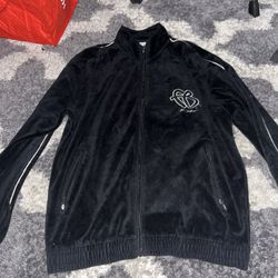 FUBU x Forever 21 Men’s Black Velour Jacket Size L