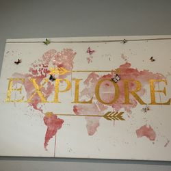 Wall Art Frame “Explore”
