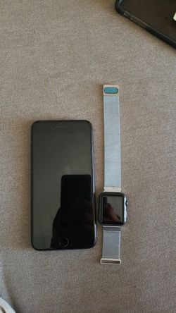 iPhone 8 plus with iwatch