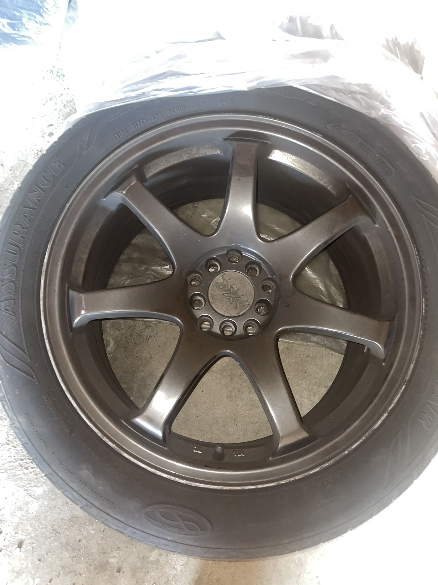 Set of 4 Rims and Tires