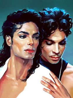 MICHAEL JACKSON & PRINCE PICTURE